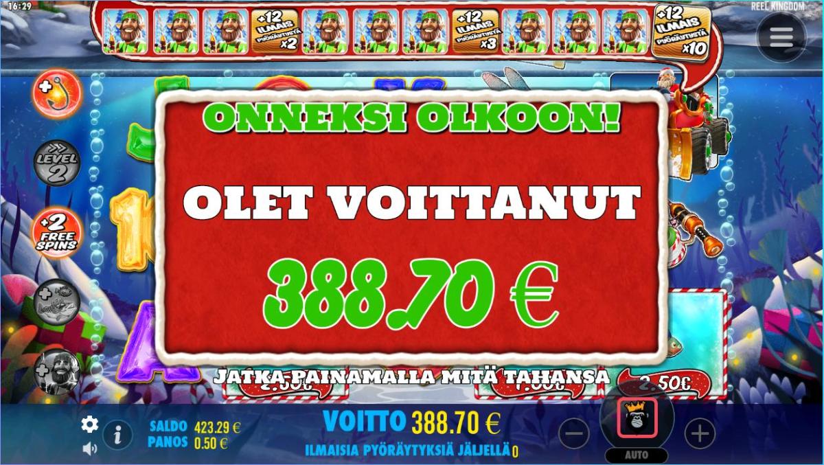 Big Bass Christmas Bash – Wildz (388.70 eur / 0.5 bet) | Annero