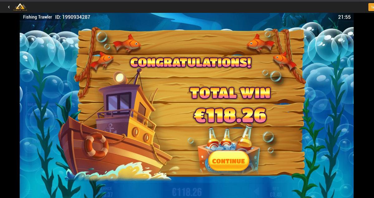 Fishing Trawler slot machine online casino gambling big win