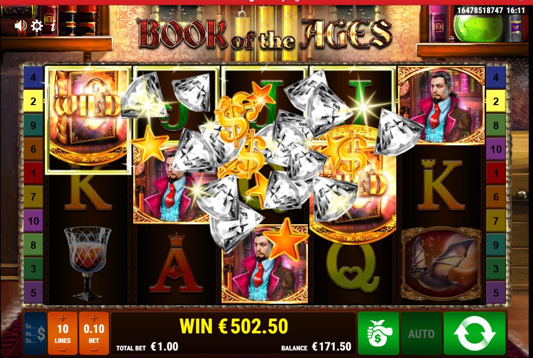 Book of the ages – BetRebels (502.5 eur / 1 bet) | Kapteni85