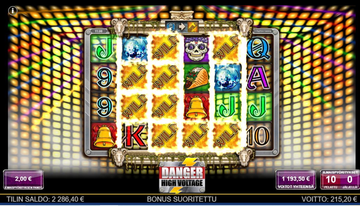 Danger High Voltage – Simple Casino (1193.5 eur / 2 bet) | Kapteni85