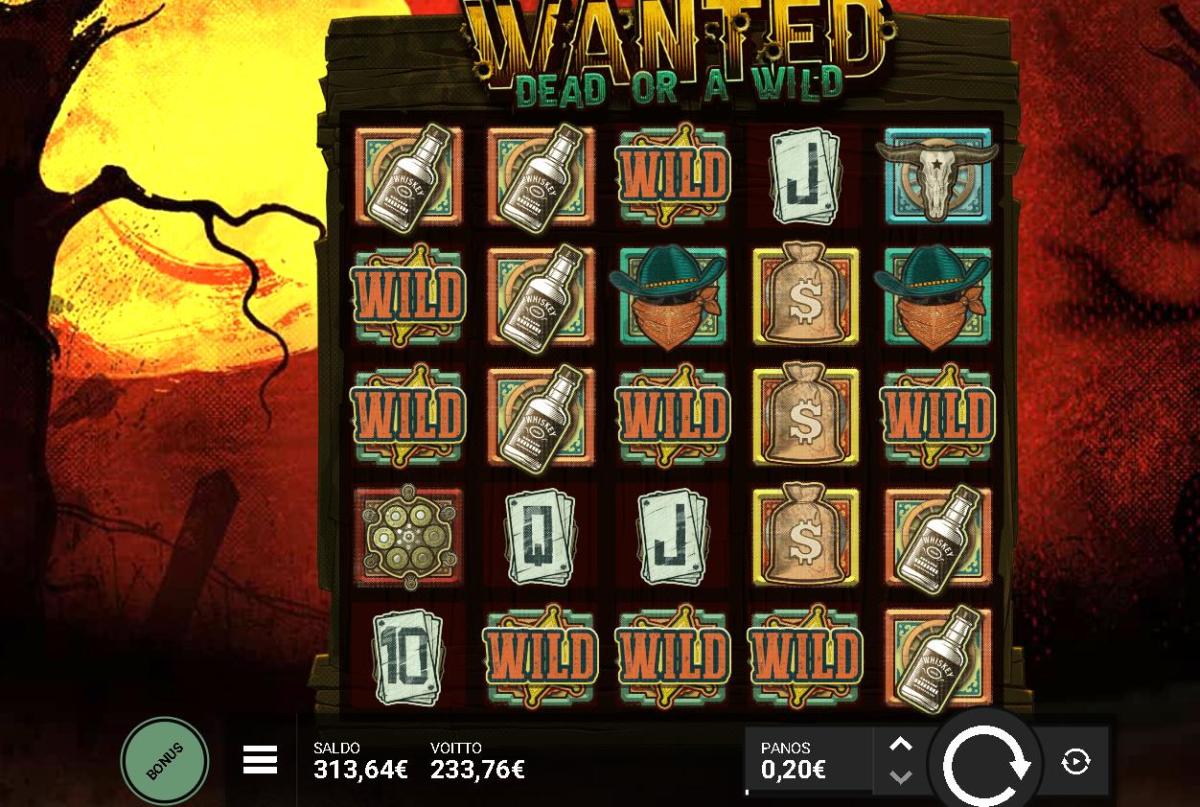 Wanted Dead or a Wild – Budsino (233.76 eur / 0.20 bet) | c0mradex22