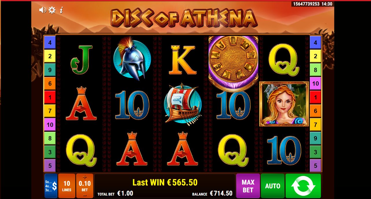 Disc of Athena – BetRebels (565.5 eur / 1 bet) | Kapteni85