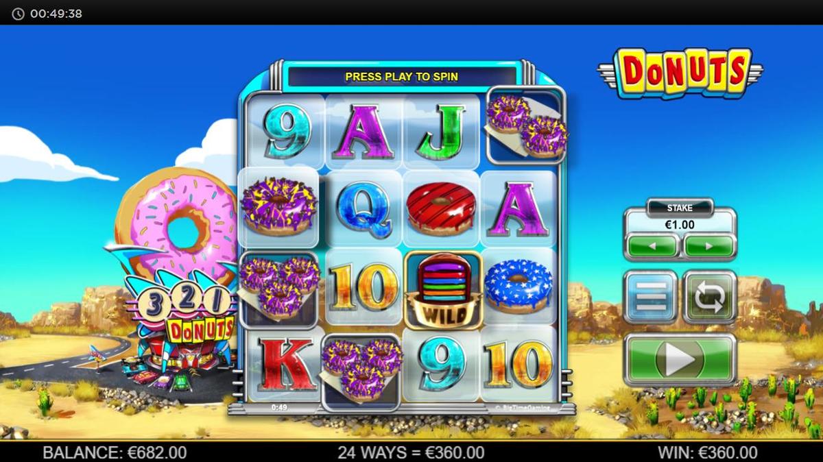 Donuts slot machine online casino gambling big win