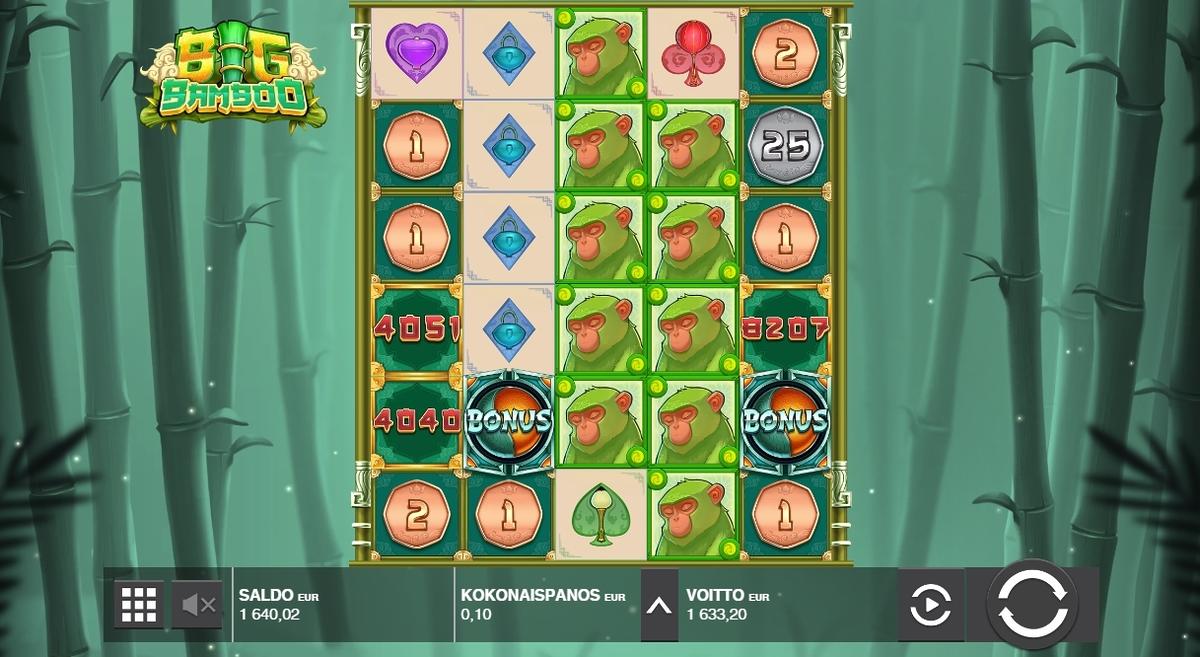 Big Bamboo slot machine online casino gambling big win