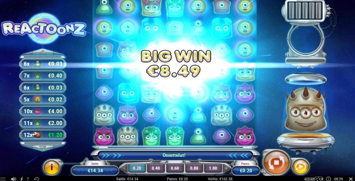Reactoonz – Budsino (162.38 eur / 0.2 bet) | karinpoika90