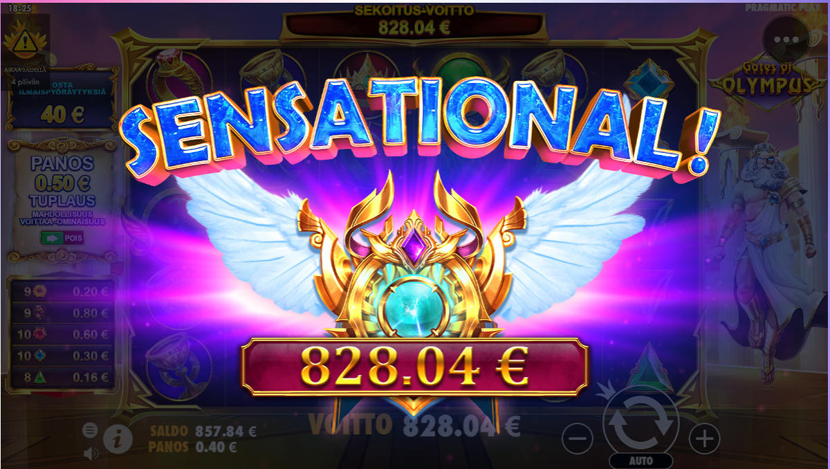 Gates of Olympus slot machine big win