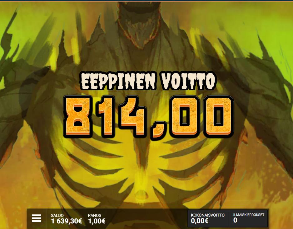 Hand of Anubis – Simple Casino (814 eur / 1 bet) | Kapteni85