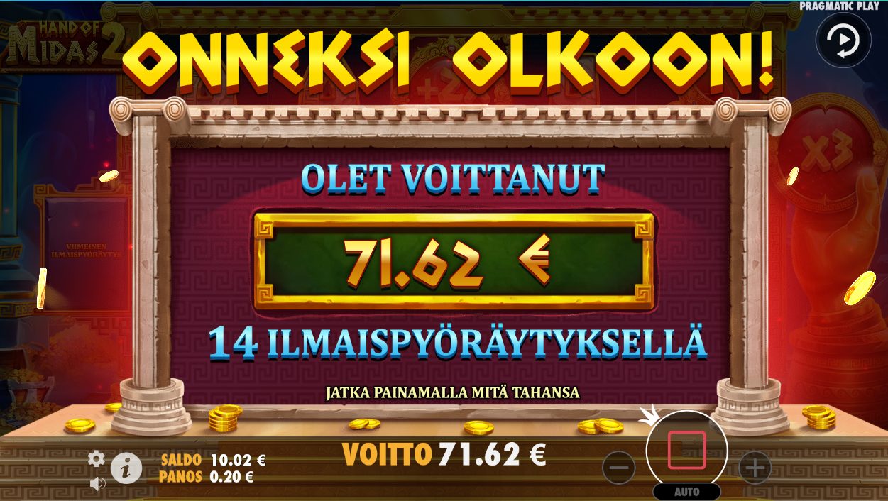 Hand of Midas 2 – Chipz (71.62 eur / 0.2 bet) | Annero