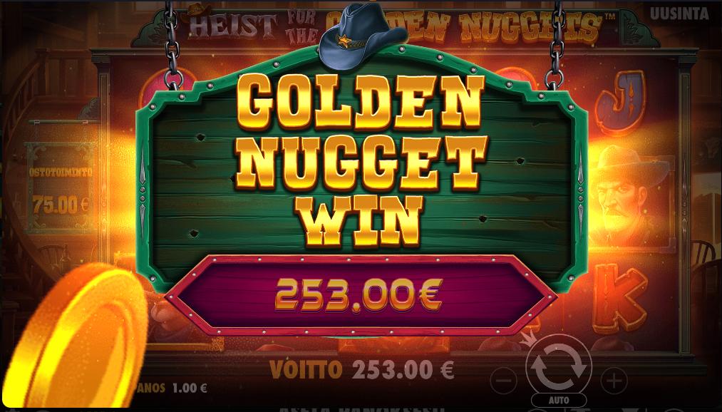 Heist for the Golden Nuggets – Wildz (253 eur / 1 bet) | Annero