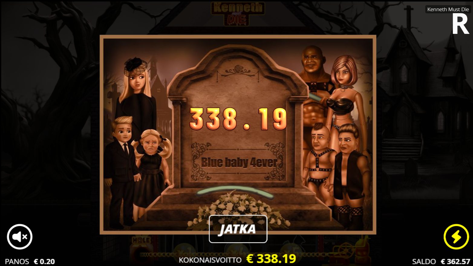 Kenneth Must Die – Caxino (338.19 eur / 0.20 bet) | petvi
