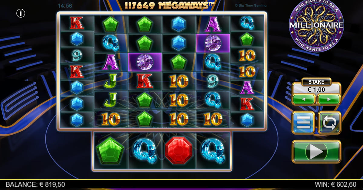 Who Want To Be A Millionare slot machine online casino gambling big win