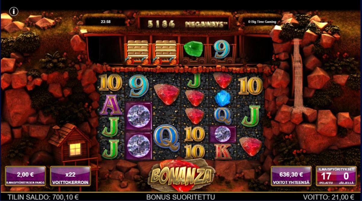 Bonanza Megaways – Simple Casino (636.3 eur / 2 bet) | Kapteni85