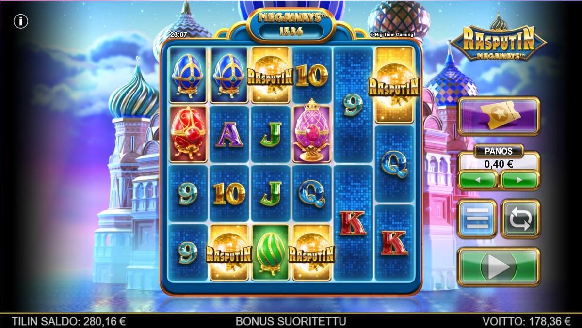 Rasputin slot machine online casino gambling big win