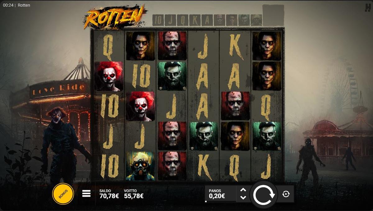 Rotten slot machine online casino gambling big win
