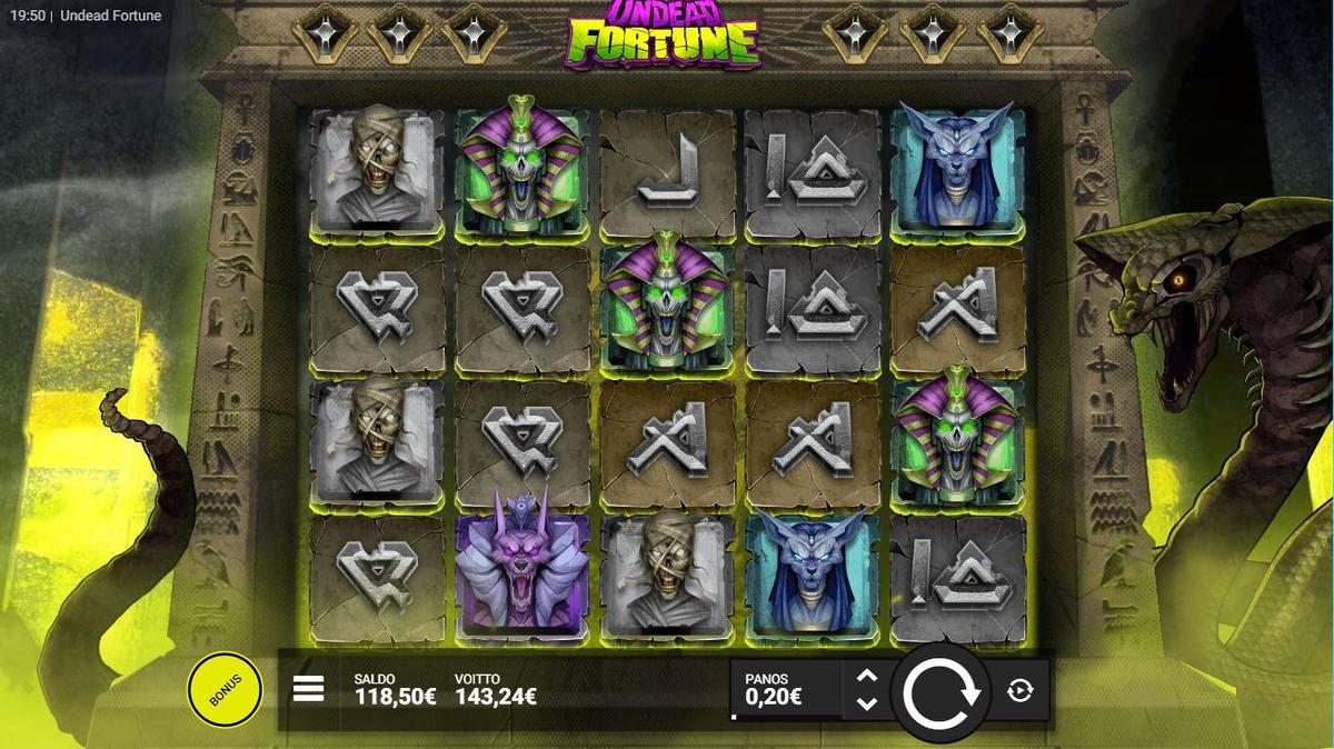 Undead Fortune slot machine online casino gambling big win