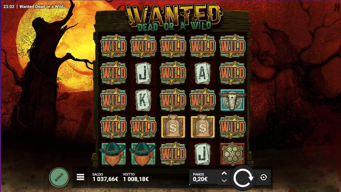 Wanted Dead or a Wild – Wheelz (1008.18 eur / 0.2 bet) | Kapteni85