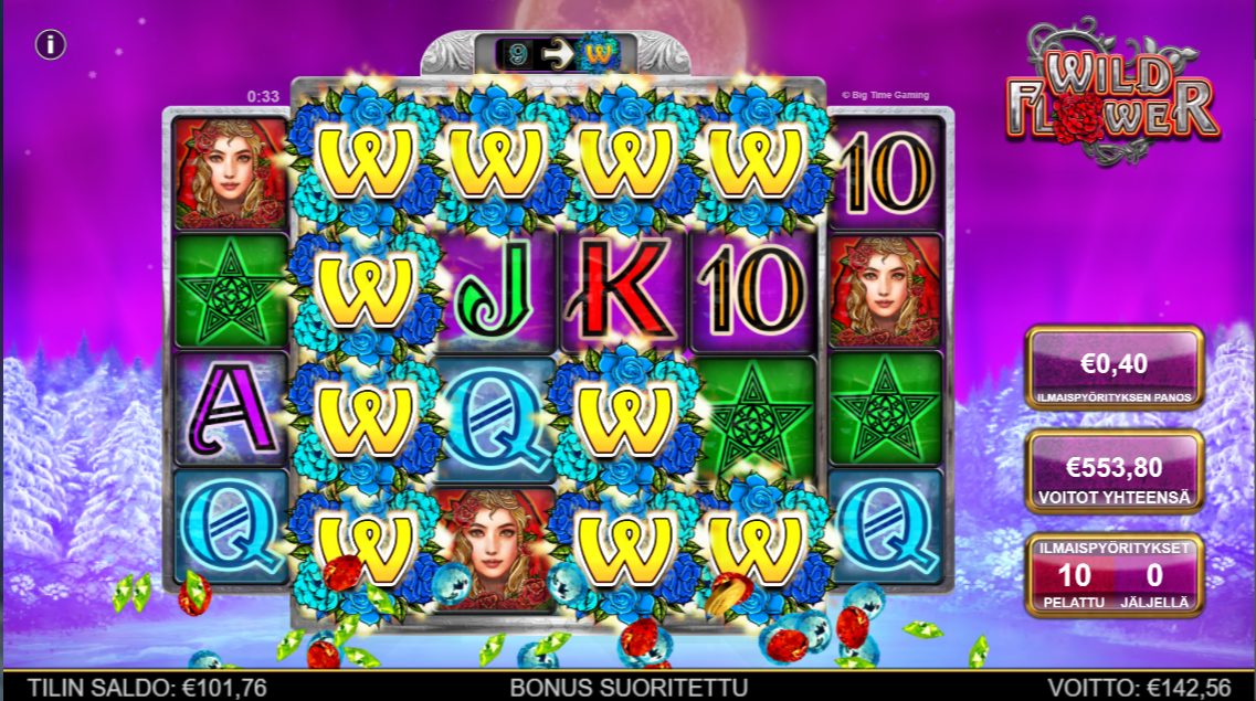 wild flower – Unibet (553.80 eur / 0.4 bet) | Kapteni85