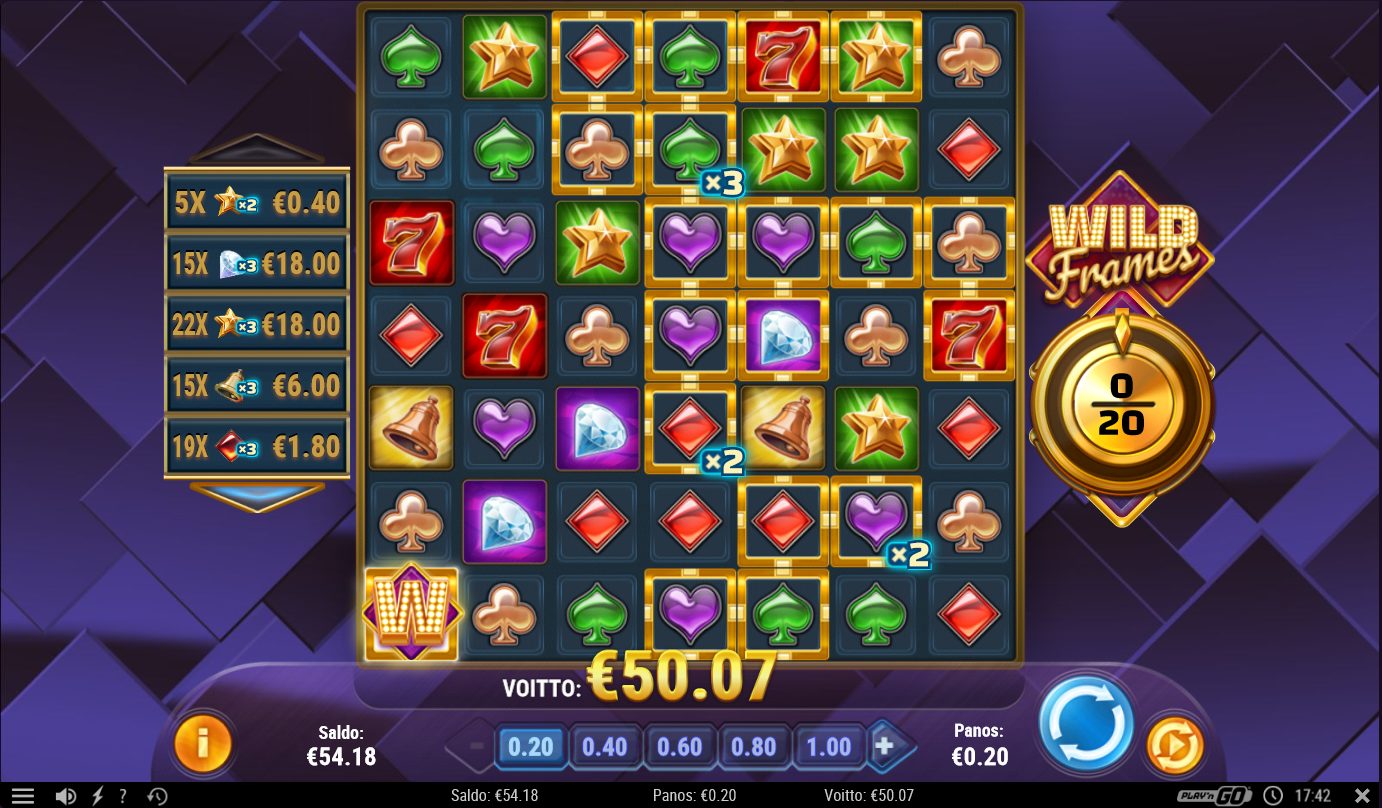Wild Frames – Jokeri (draft) (50.07 eur / 0.2 bet) | Annero