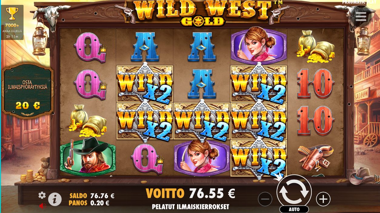 Wild West Gold – Chipz (76.55 eur / 0.2 bet) | Annero