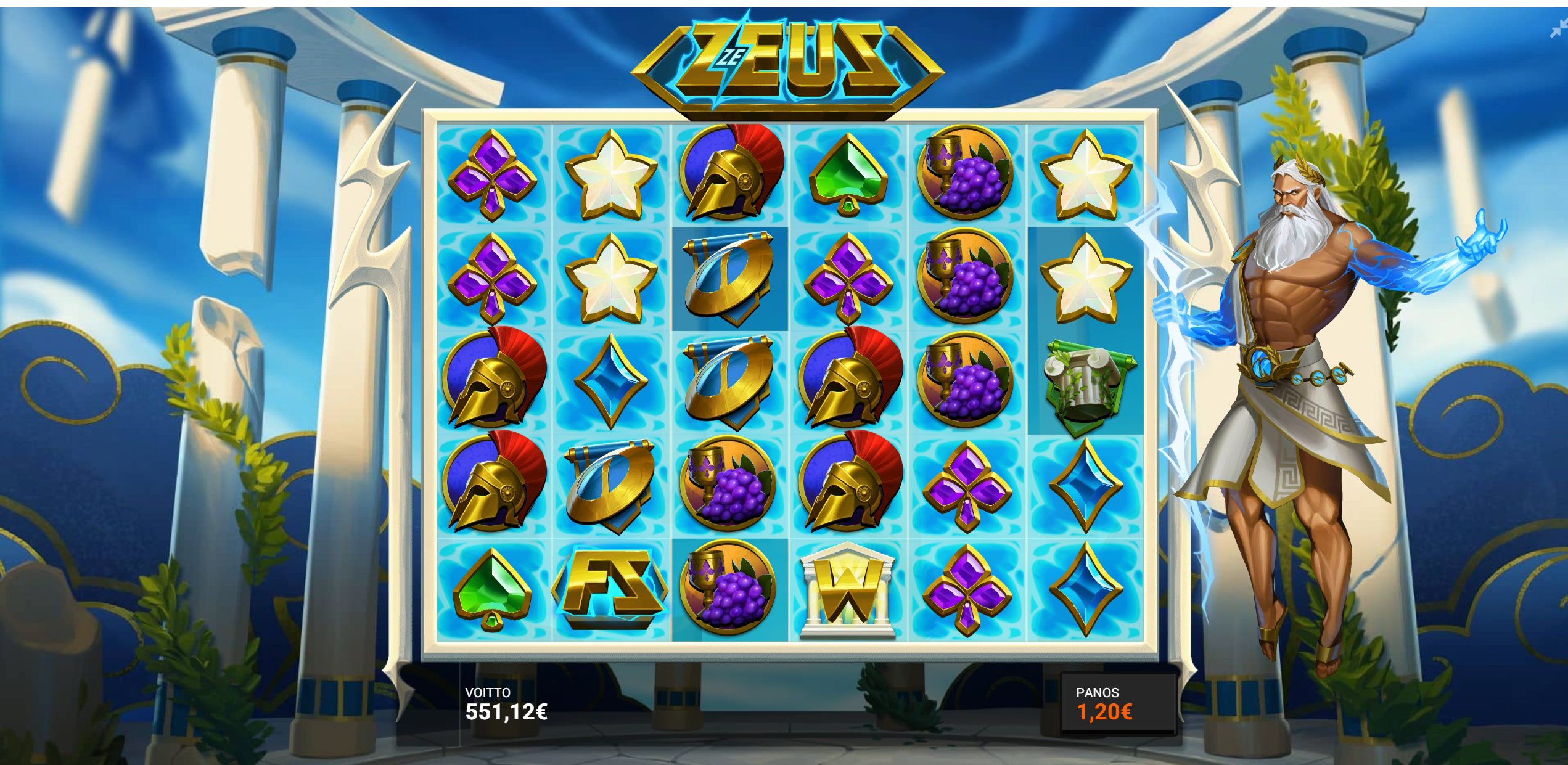 ze zeus – Ultra (551.12 eur / 0.40 bet) | Ihalaiska