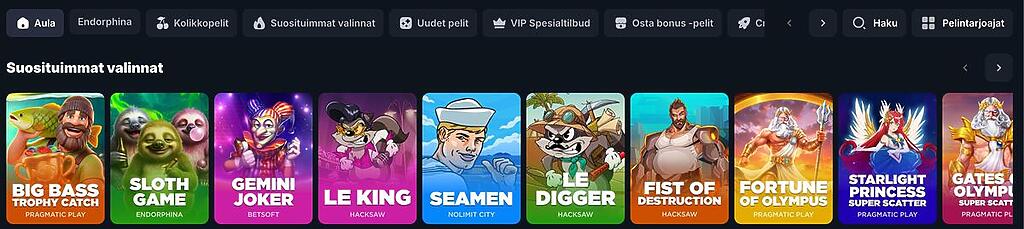 Luck Leopard Casino suosituimmat kolikkopelit ja peliaula