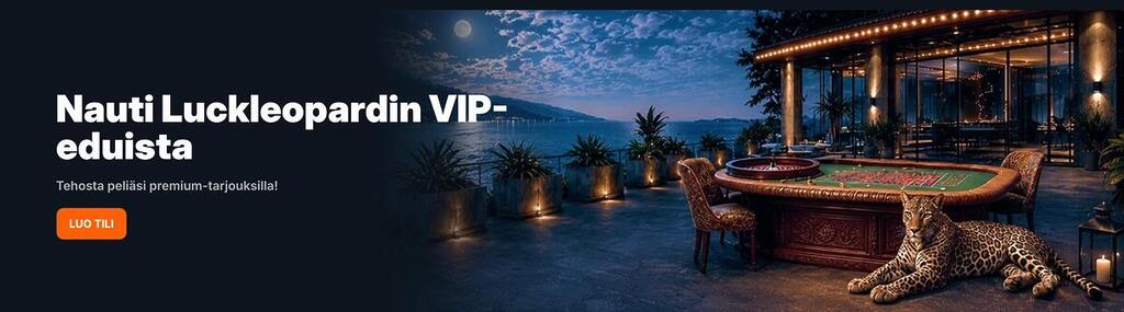 Luck Leopard VIP-edut ja eksklusiivinen kasinobanneri