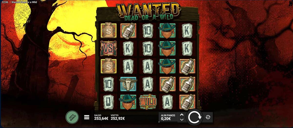Wanted Dead or Alive – Epicbet (252.9 EUR / 0.2 bet) | Rikssoni