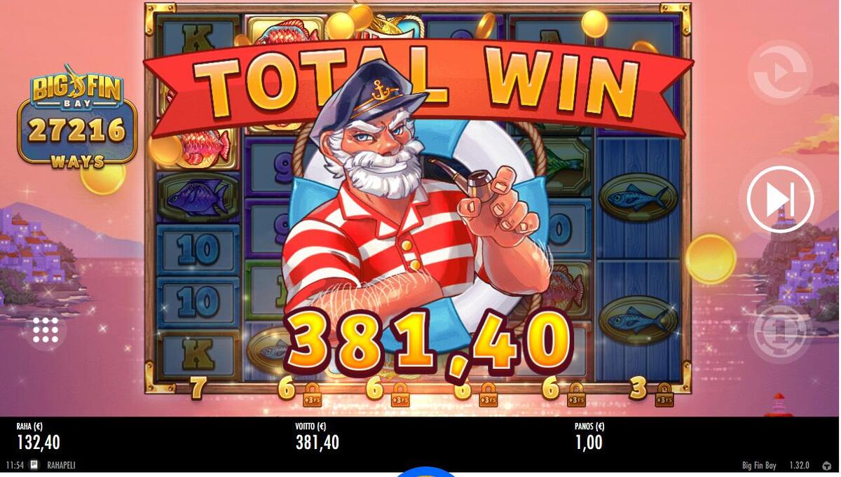 Big Fin Bay – Pelikioski (381.4 EUR / 1 bet) | Kapteni85