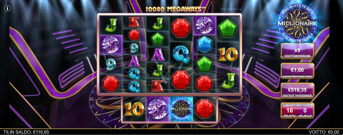Who Wants to be a Millionaire – Pelikioski (516.3 EUR / 1 bet) | Kapteni85